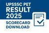 UPSSSC PET Result 2025 Check Scorecard and Cut Off.