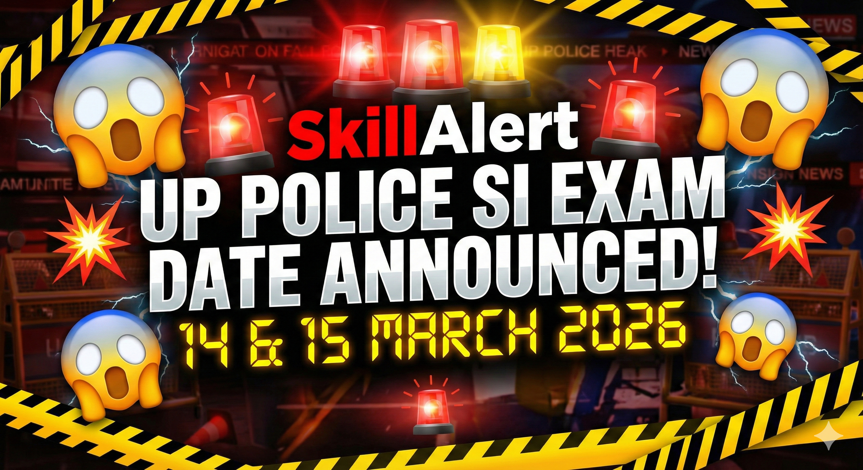 UP Police SI Exam Date 2026 – Latest Exam Schedule & Admit Card Update