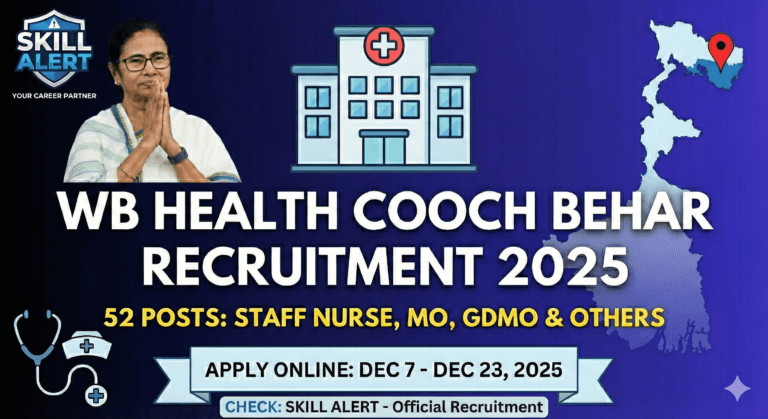 WB Health Cooch Behar Recruitment 2025 Apply Online New Vacancy.