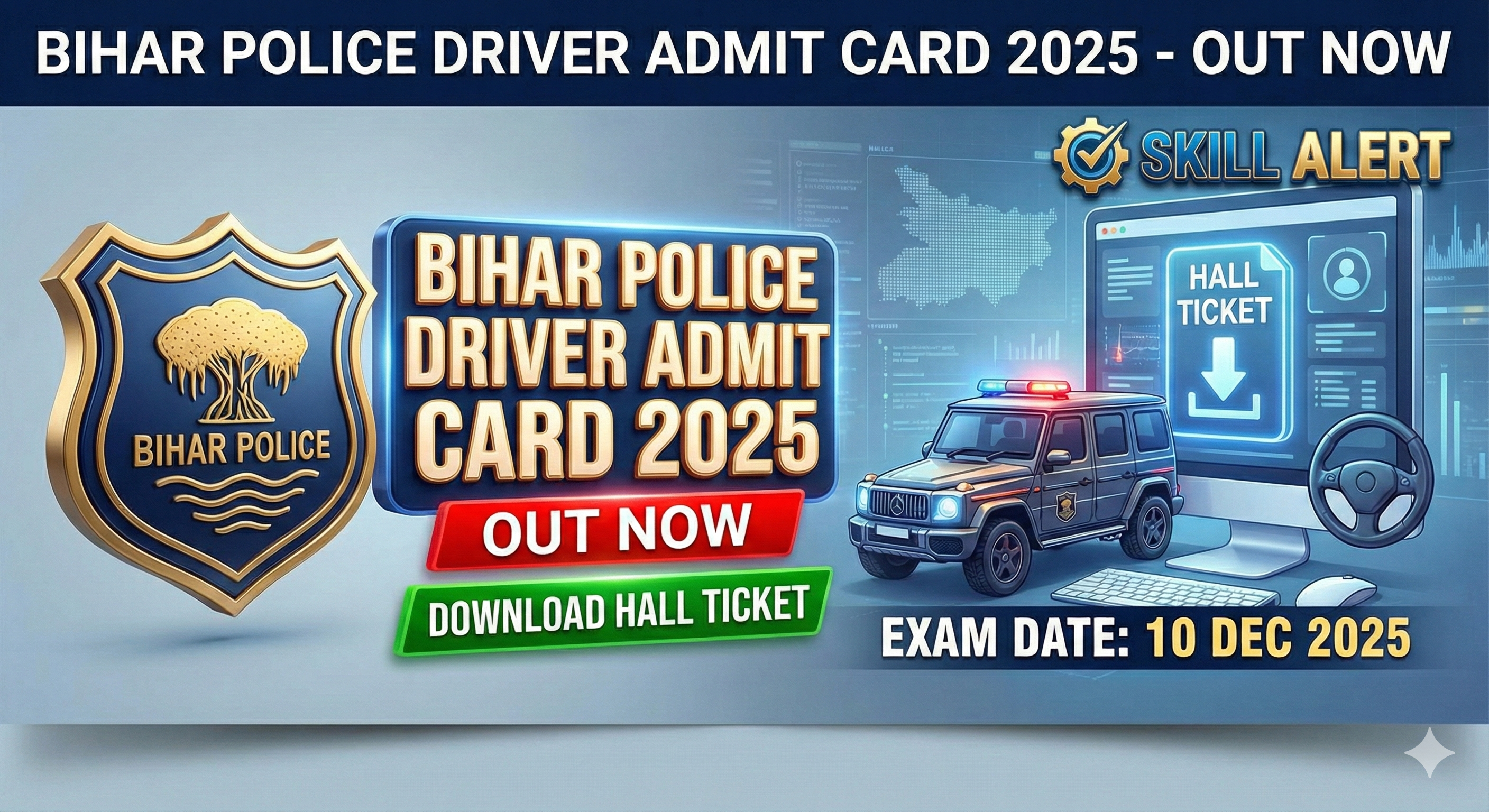 Bihar Police Driver Admit Card 2025 Download