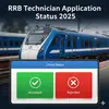 RRB Technician Application Status 2025 Check Online Link.