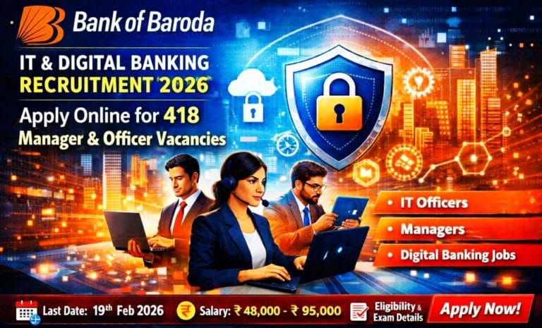 Bank of Baroda IT Recruitment 2026 Notification 418 Posts