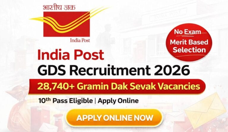 India Post GDS Recruitment 2026 Official Schedule.