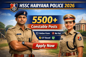 HSSC Haryana Police Notification 2026 – 5500+ Constable Vacancy.