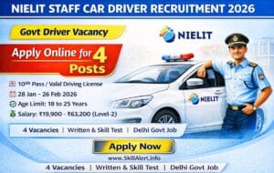 NIELIT Staff Car Driver Recruitment 2026 Notification Banner