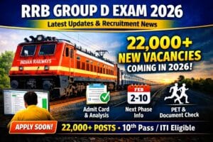 RRB Group D Exam 2026 ongoing CBT and big recruitment update