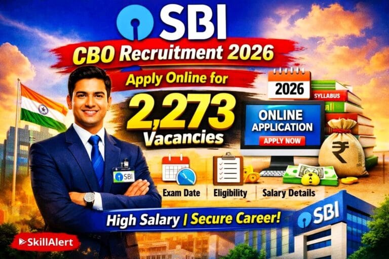 SBI CBO Recruitment 2026 Notification for 2273 Vacancies.
