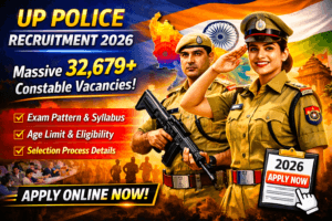 UP Police Notification 2026 feature image – 32679 constable vacancy apply online