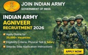 Indian Army Agniveer Recruitment 2026 Notification Banner