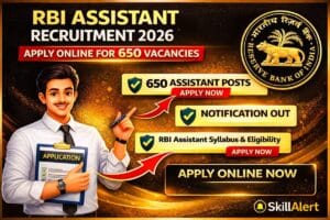 RBI Assistant Recruitment 2026 Notification PDF Download