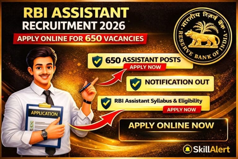 RBI Assistant Recruitment 2026 Notification PDF Download