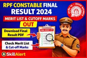 RPF Constable Final Result 2024 Merit List PDF Download