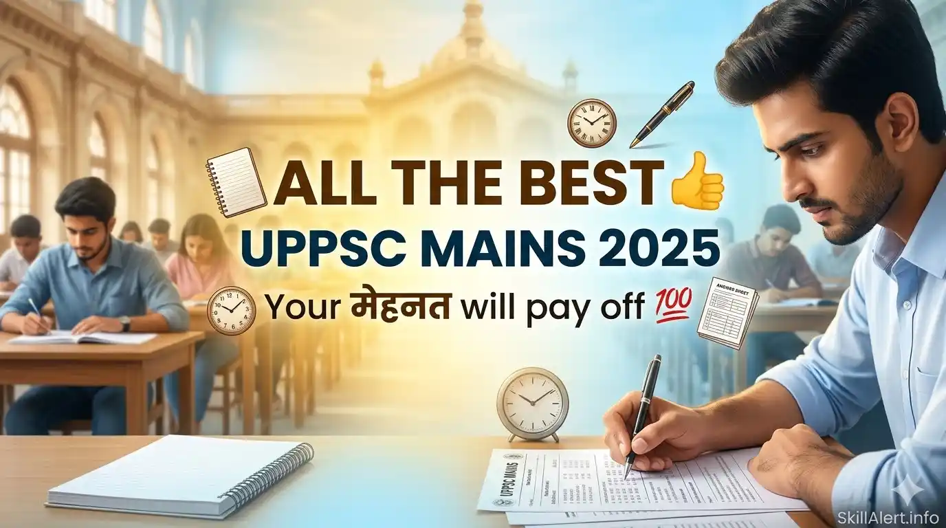 All the best for UPPSC Mains
